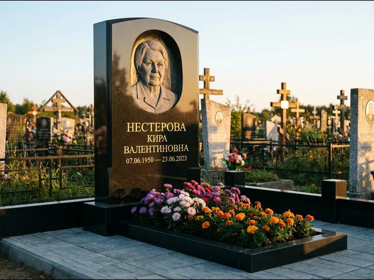 Памятник с барельефом — выполненная работа 12 в Иркутске
