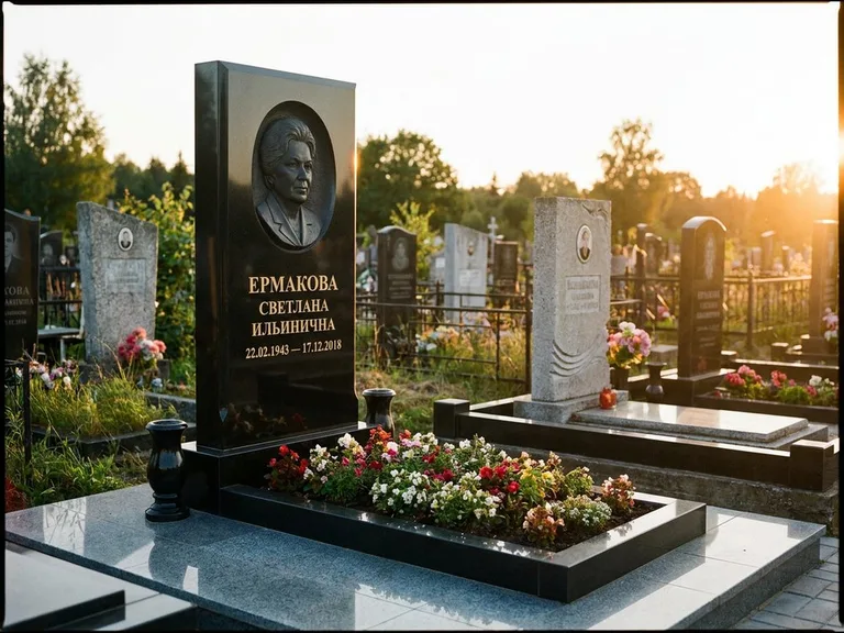 Памятник с барельефом — выполненная работа 18 в Иркутске
