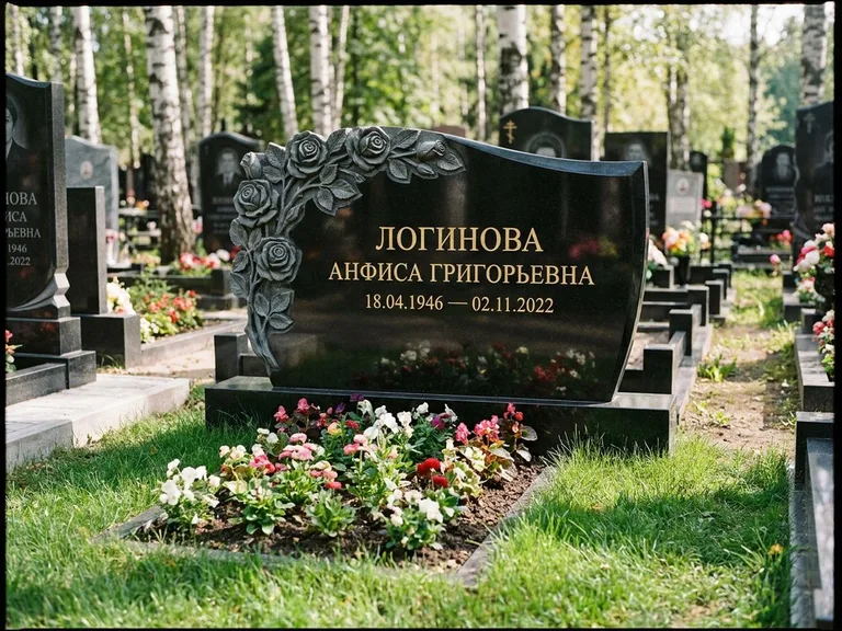 Памятник с барельефом — выполненная работа 22 в Иркутске