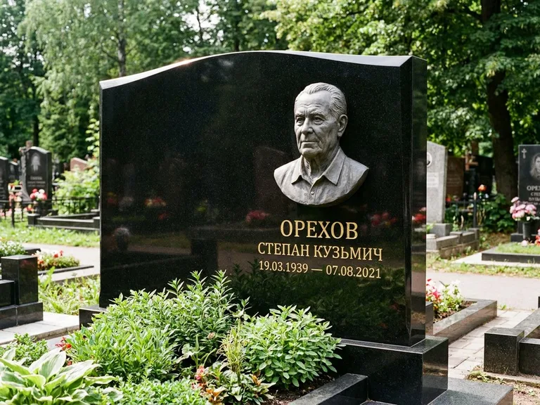 Памятник с барельефом — выполненная работа 25 в Иркутске