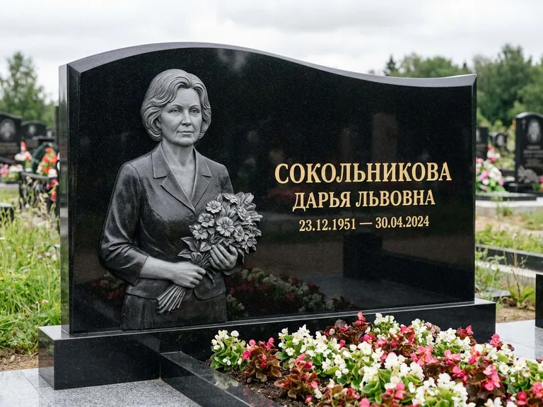 Памятник с барельефом — выполненная работа 28 в Иркутске