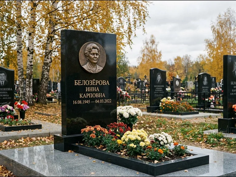 Памятник с барельефом — выполненная работа 2 в Иркутске