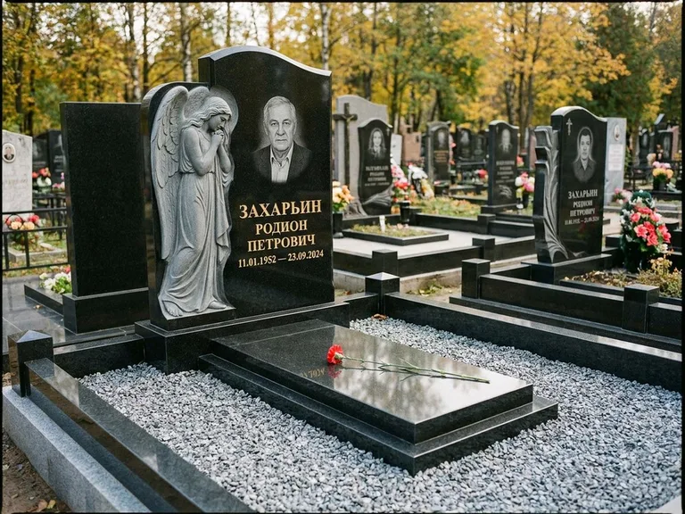 Памятник с барельефом — выполненная работа 44 в Иркутске