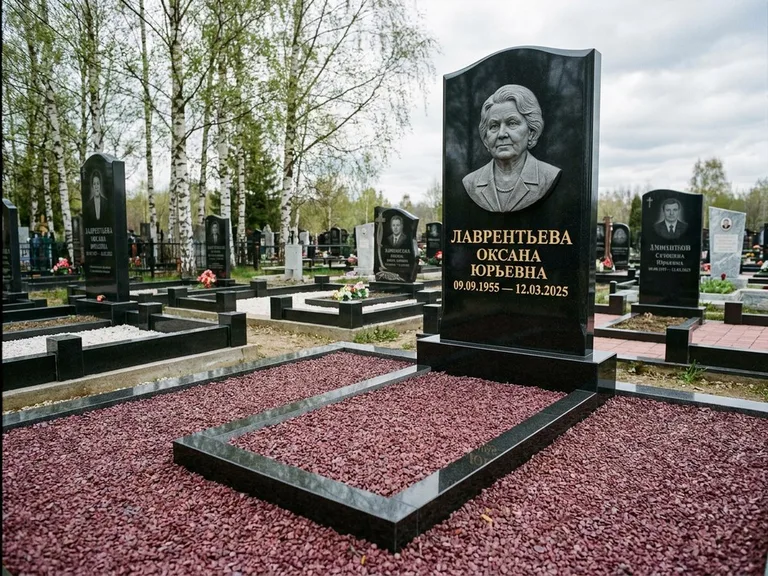 Памятник с барельефом — выполненная работа 47 в Иркутске