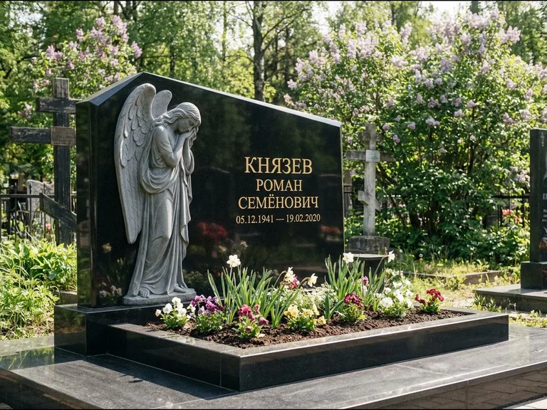 Памятник с барельефом — выполненная работа 9 в Иркутске