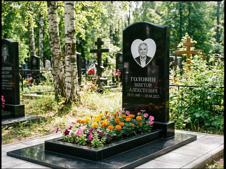 Овальный цветной портрет на керамике в Иркутске