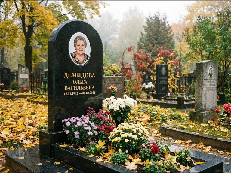 Керамический овал на стеле в Иркутске