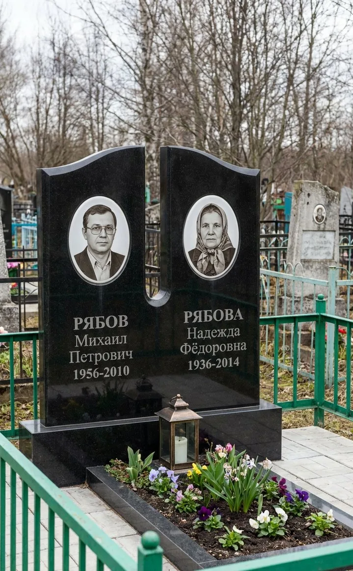Аллея на Александровском кладбище в Иркутске