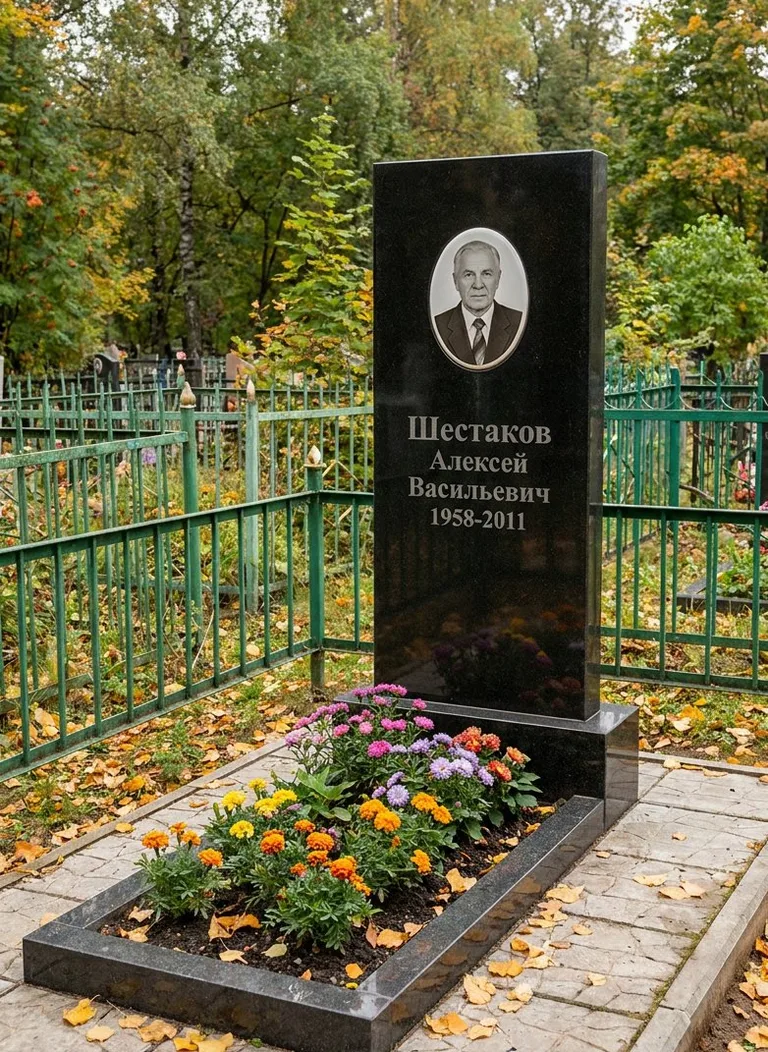 Аллея на Лисихинском кладбище в Иркутске