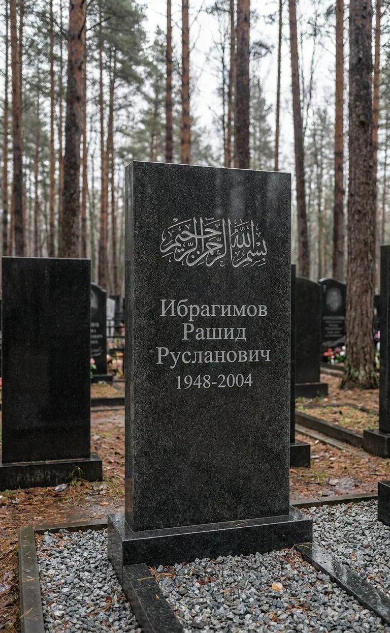 Аллея на Татарском кладбище в Иркутске