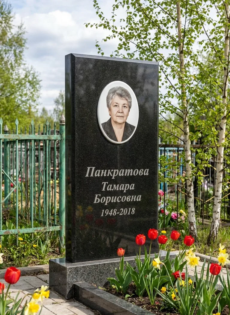 Аллея на Текутьевском кладбище в Тюмени