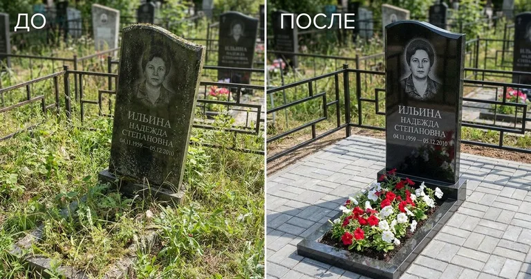 Реставрация памятника до и после в Иркутске