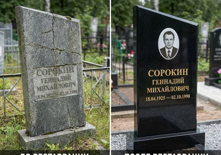 Полная реставрация старого памятника: до и после в Иркутске