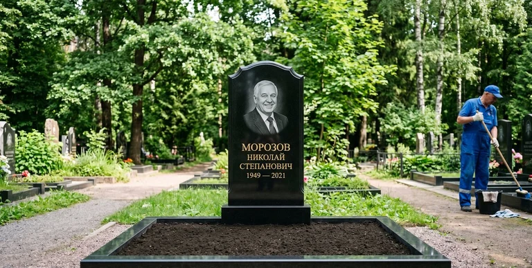 Уборка могил на кладбище в Иркутске — наведение порядка, мойка памятника, благоустройство участка