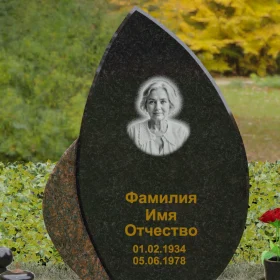 Комбинированный памятник на одного - П093