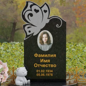 Гранитный вертикальный памятник светский П138 - П138