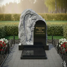 Элитный вертикальный памятник - ПН167
