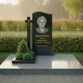 Гранитный вертикальный памятник ПН597 - ПН597