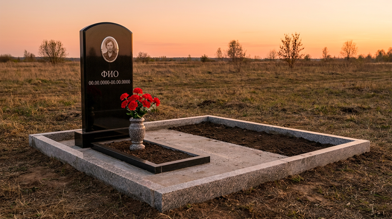 Пример дизайна: Памятник из полимера в форме арки