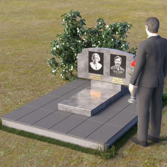 Мемориал с плавной линией горизонта