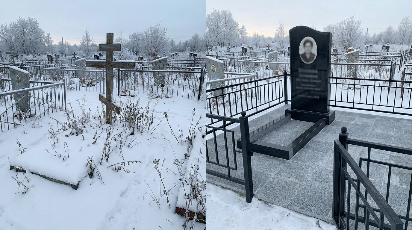 Памятник под ключ в Иркутске — пример 1