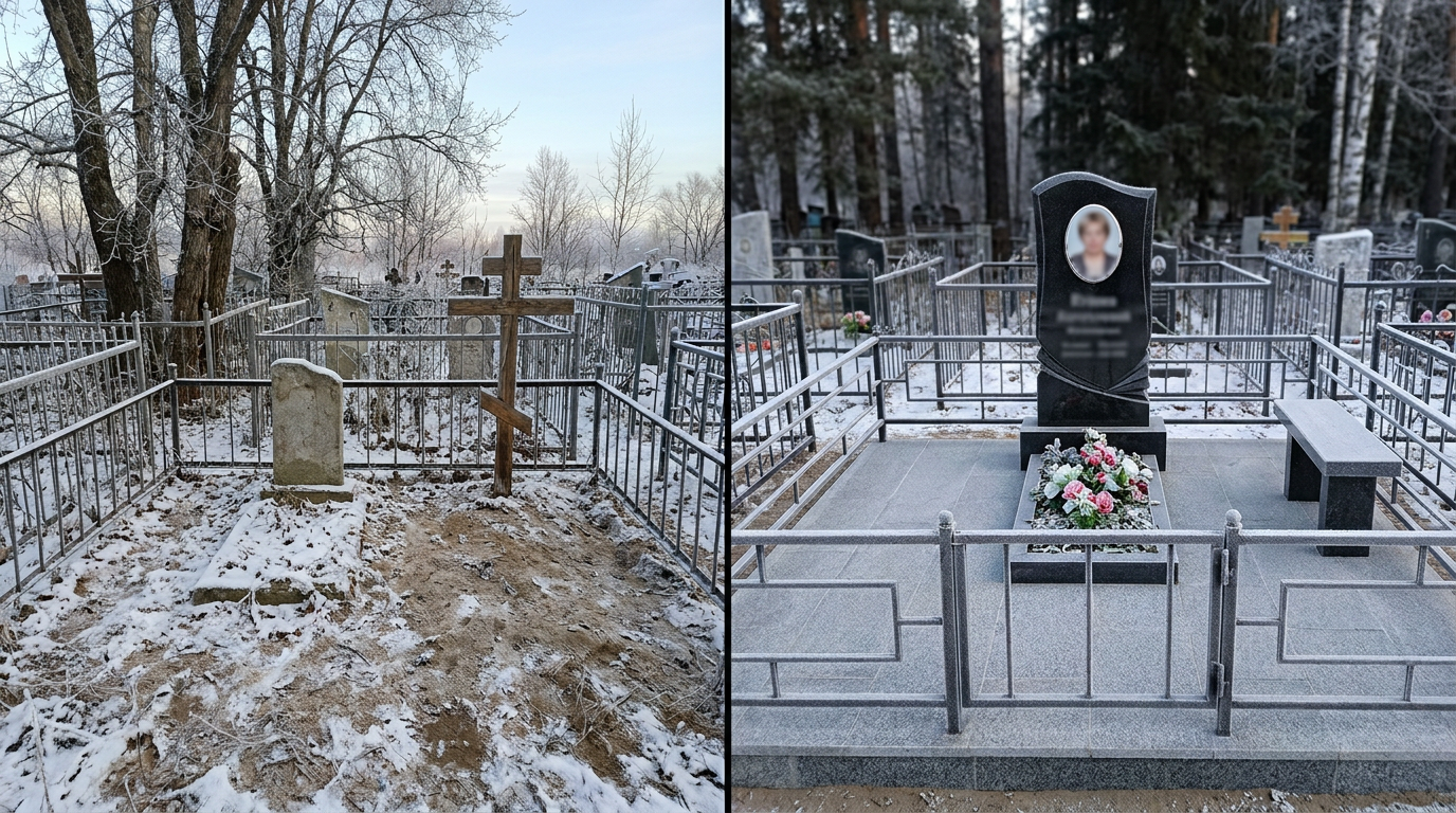 Памятник под ключ в Иркутске — пример 2