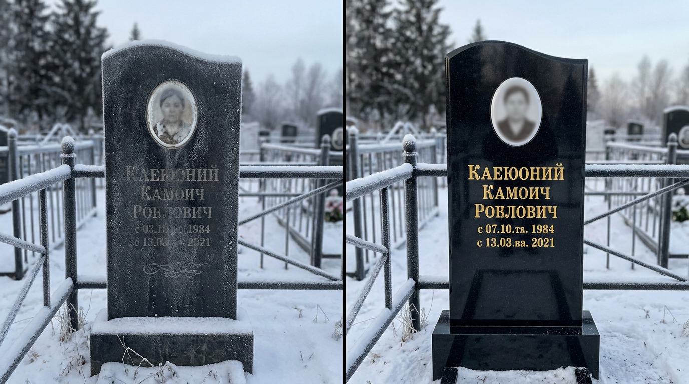 Реставрация памятника в Иркутске — пример 2