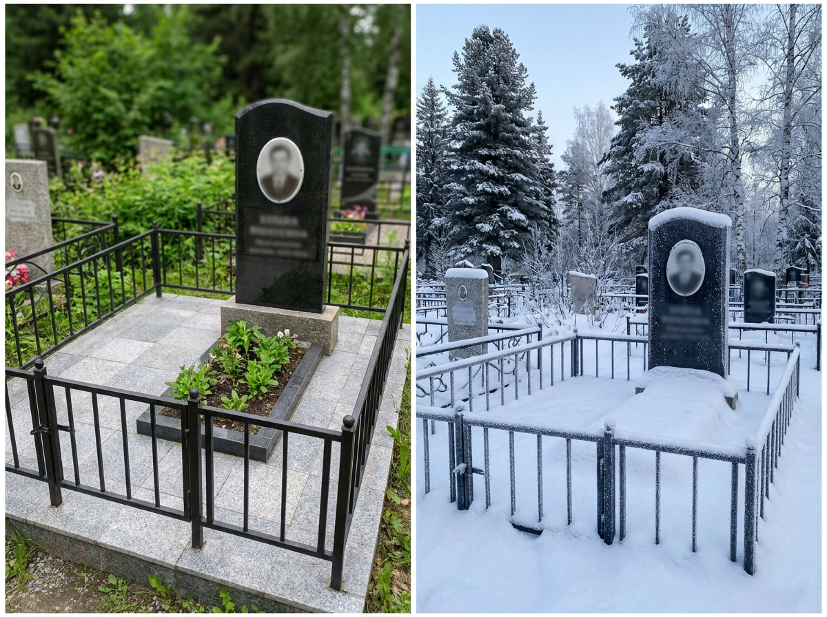 Установка памятника в Иркутске — пример 4
